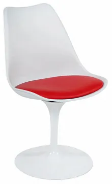 Стул TULIP FASHION CHAIR (mod.109), Белый, Красный