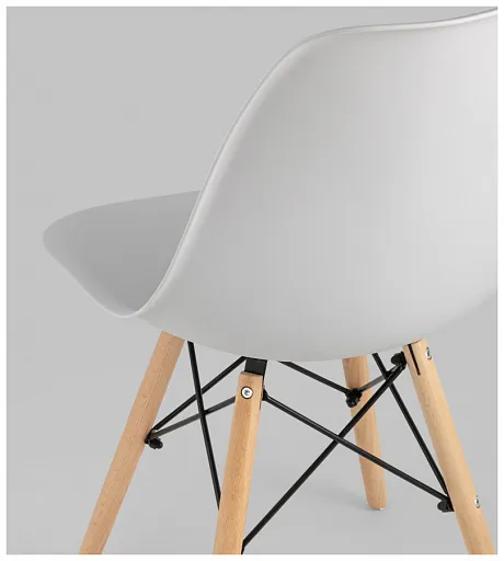 Стул Eames Style DSW светло-серый (разборный каркас) фото 10