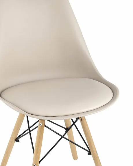 Стул Eames Soft бежевый фото 5