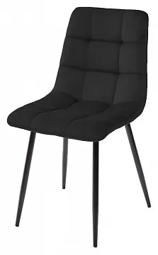 Стул CHILLI BLUVEL-19 BLACK, велюр