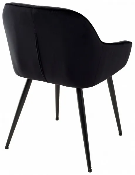 Стул BREEZE BLUVEL-19 BLACK, велюр фото 3