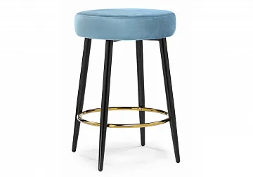 Полубарный стул Plato blue