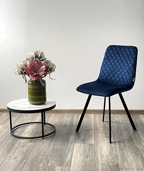 Стул DAIQUIRI BLUVEL-86 NAVY BLUE, велюр фото 4