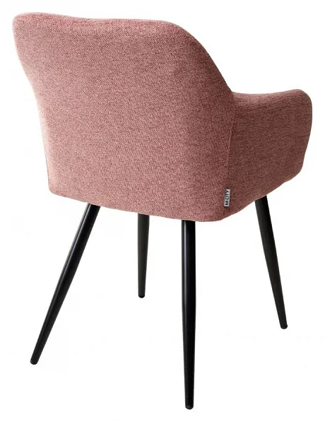 Стул BRANDY WZ2042-11 брусничный фактурный велюр/ черный каркас фото 3