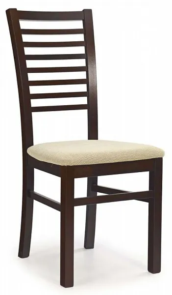 Стул Halmar GERARD 6 (темный орех/t.beige)