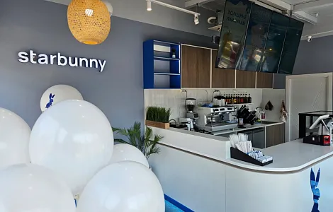 Барная стойка и мебель для кофейни STARBUNNY в Наро-Фоминске
