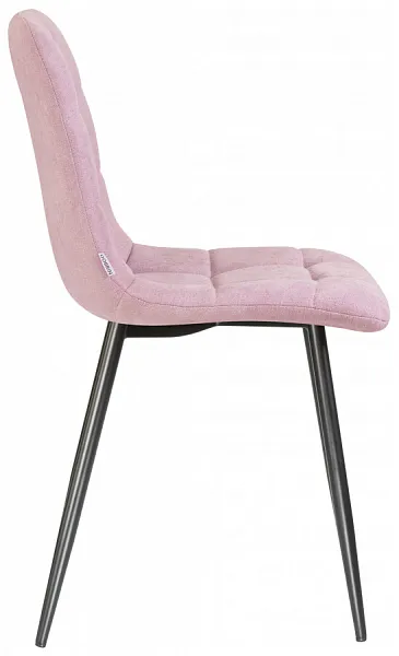 Стул обеденный ALEX (черные матовые ножки, сиреневая ткань (UF860-04B)) фото 4