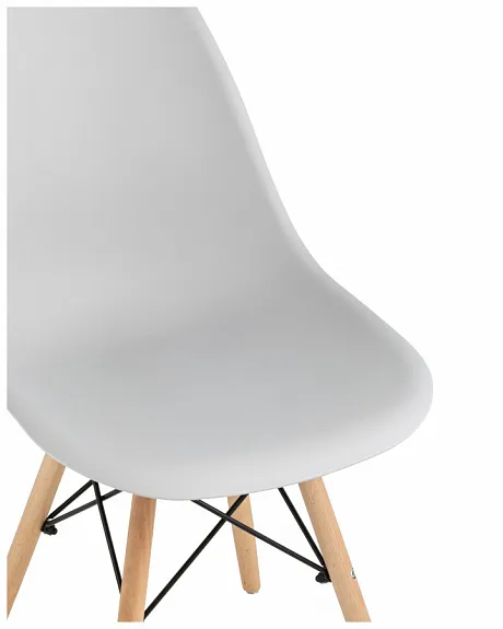 Стул Eames Style DSW светло-серый фото 2