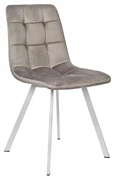 Стул Easy латте с белыми ножками