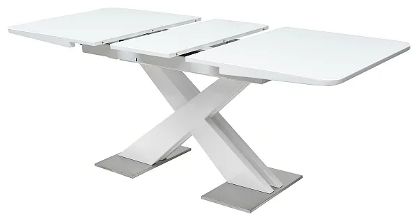 Стол CONTI 140 WHITE GLASS белый глянец М-City фото 4