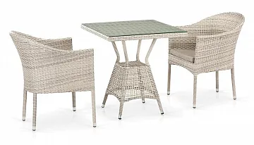 Комплект плетеной мебели T706/Y350-W85 2Pcs Latte