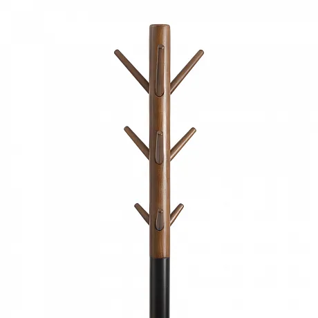 Вешалка напольная espen, 174 см, черная/светлый орех фото 4
