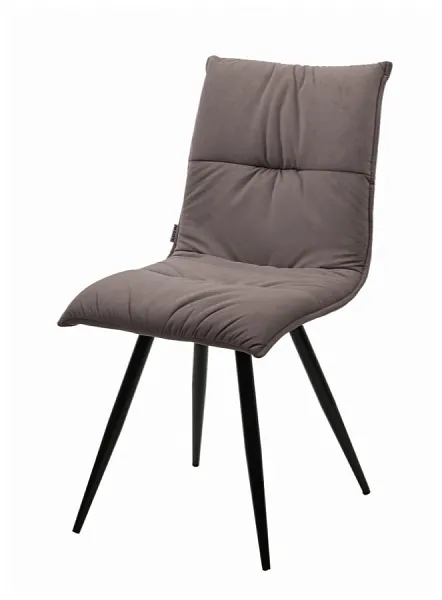 Стул CIRA VT7002-4 Тауп, без "пальчиковый" велюр/ черный каркас