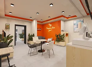 Дизайн-проект кофейни Bodro Coffee в БЦ «Окский» Фото 2