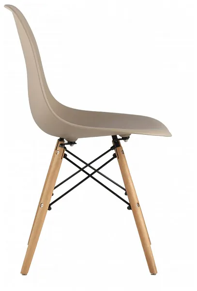 Стул Eames DSW бежевый x4 фото 3