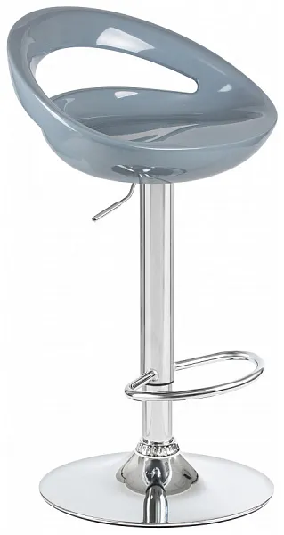 Стул барный DISCO серый фото 3