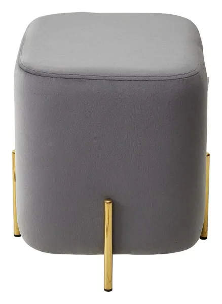 Пуф ARES BLUVEL-14 GREY / GOLD фото 5