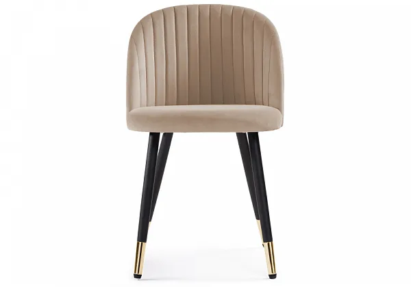 Стул на металлокаркасе Gabi dark beige фото 3