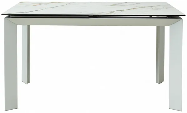Стол CREMONA 160 KL-188 Контрастный мрамор / белый каркас, ®DISAUR фото 9