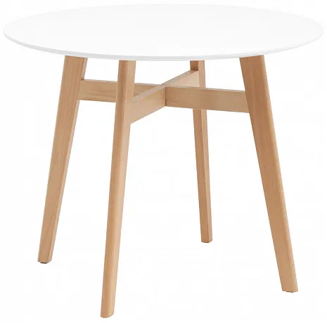 Стол обеденный Target Circle 90*90 белый фото 2