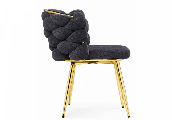 Стул Rendi серый / золото фото 3