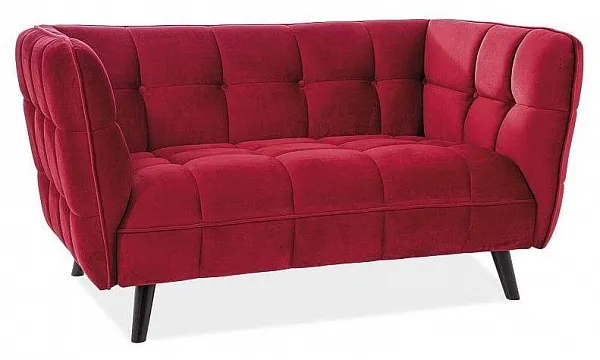 Диван Signal CASTELLO 2 Velvet Bluvel 59 (бордовый)