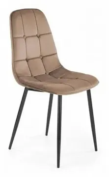 Стул HALMAR K417 бежевый/черный