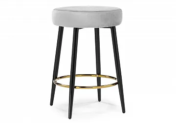 Полубарный стул Plato light gray
