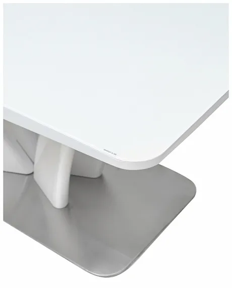 Стол FREYA 160 WHITE GLASS белый глянец М-City фото 2