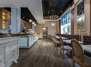 Производство мебели и стойки бара для ресторана Ванильное небо в БЦ «Baker Plaza» Фото 4