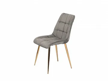 Стул кухонный Signal CHIC Velvet Bluvel 14 (серый/золотой)