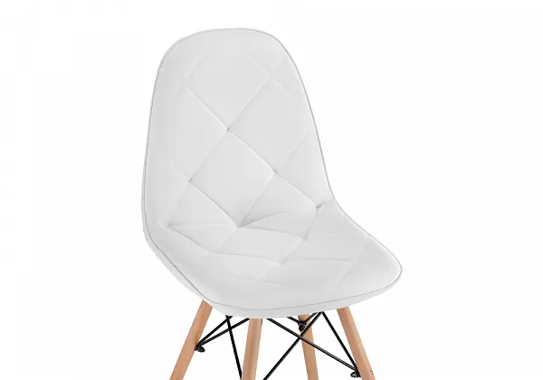 Стул деревянный Kvadro 1 white / wood фото 6