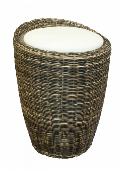 Табурет с местом для хранения LM-1100Rattan (кремовый)