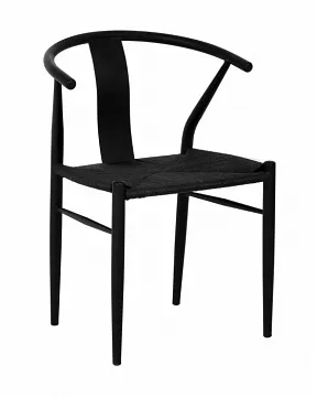 Стул обеденный Wishbone Style черный