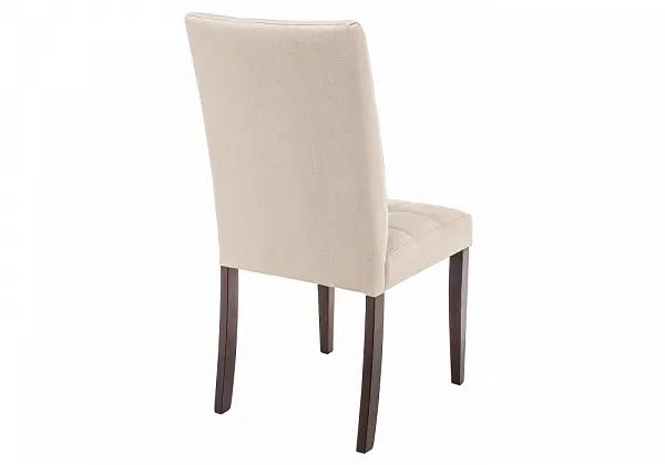 Стул деревянный Madina dark walnut / fabric cream фото 6