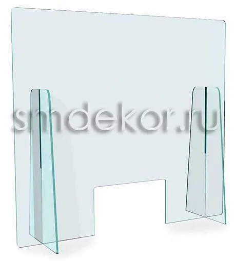 Бескаркасный экран настольный «VIRO glass econom 2» фото 2