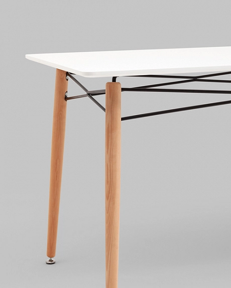 Стол Eames DSW Rectangle New 120*80 белый фото 5