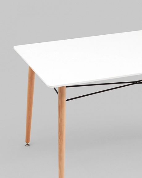Стол Eames DSW Rectangle New 120*80 белый фото 4