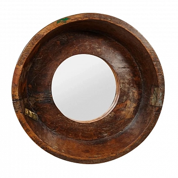 Зеркало Secret De Maison PLATE дерево манго, коричневый