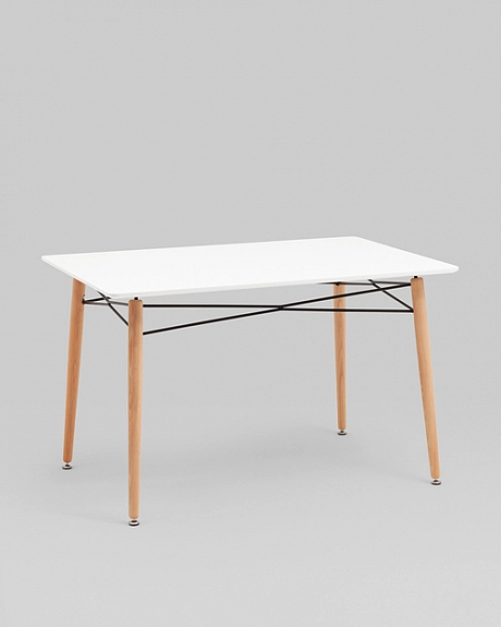 Стол Eames DSW Rectangle New 120*80 белый фото 2